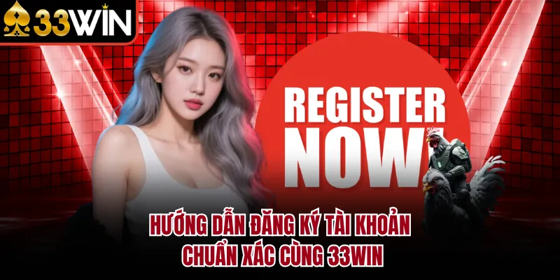 Hướng dẫn đăng ký tài khoản chuẩn xác cùng 33WIN